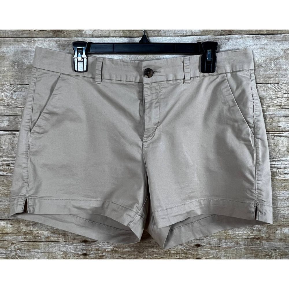 OLD NAVY KHAKI CLASSIC SIMPLE BASIC FLAT FRONT EVERYDAY WEAR CASUAL SHORTS